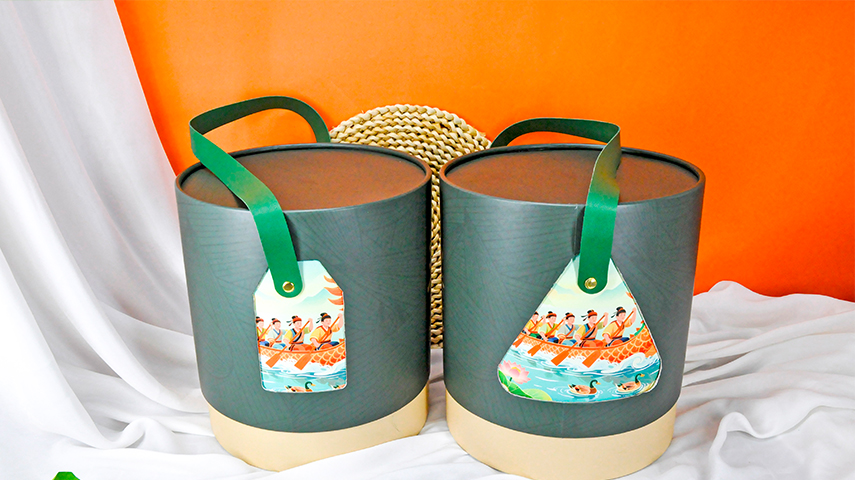 圓形粽子禮盒包裝